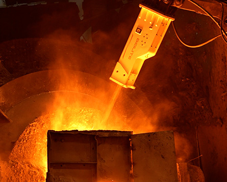 Metallurgy & Recycling Hydraulic Hammers