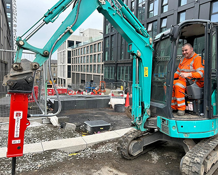 Municipal Engineering Excavator Breakers