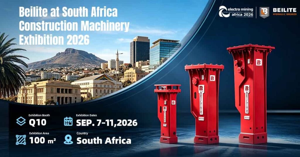 Beilite at South Africa Construction Machinery Exhibition 2026 - Discover Advanced Hydraulic Hammer Solutions at Booth Q10