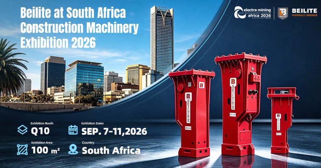 Beilite at South Africa Construction Machinery Exhibition 2026 | Discover Advanced Hydraulic Hammer Solutions at Booth Q10